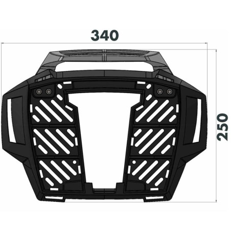 Portapacchi Hepco & Becker Alu Rack per Moto Guzzi V100 Mandello Portapacchi Hepco & Becker Alu Rack per Moto Guzzi V100 Mandello