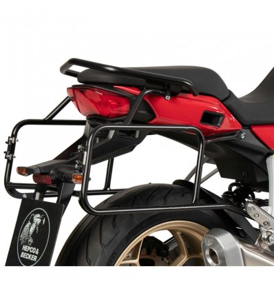Telai laterali neri Hepco & Becker per Moto Guzzi V100 Mandello Telai laterali neri Hepco & Becker per Moto Guzzi V100 Mandello
