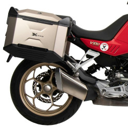 Telai laterali neri Hepco & Becker per Moto Guzzi V100 Mandello Telai laterali neri Hepco & Becker per Moto Guzzi V100 Mandello