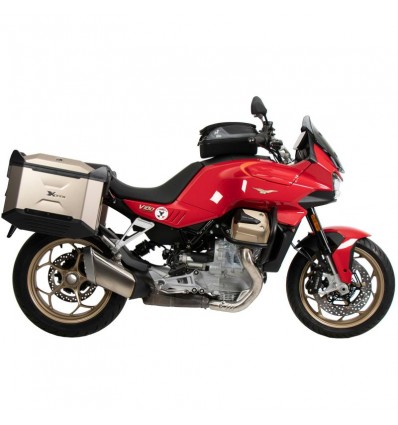 Telai laterali neri Hepco & Becker per Moto Guzzi V100 Mandello Telai laterali neri Hepco & Becker per Moto Guzzi V100 Mandello