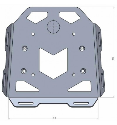 Portapacchi Hepco & Becker Mini Rack per Moto Guzzi V100 Mandello Portapacchi Hepco & Becker Mini Rack per Moto Guzzi V100 Mandello