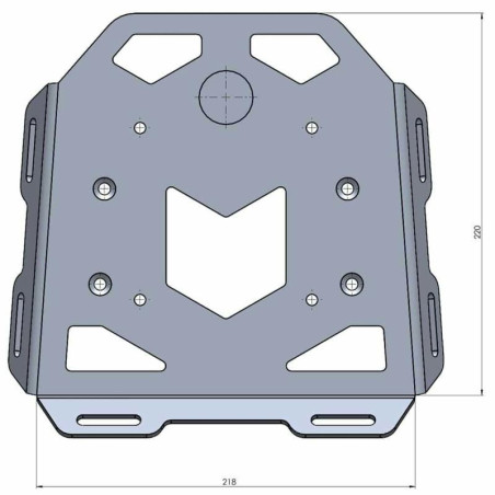 Portapacchi Hepco & Becker Mini Rack per Moto Guzzi V100 Mandello Portapacchi Hepco & Becker Mini Rack per Moto Guzzi V100 Mandello