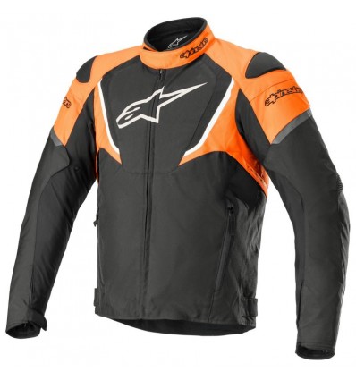 Giacca da moto Alpinestars T-Jaws V3 Waterproof nero e arancio