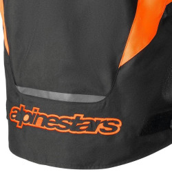 Giacca da moto Alpinestars T-Jaws V3 Waterproof nero e arancio Giacca da moto Alpinestars T-Jaws V3 Waterproof nero e arancio