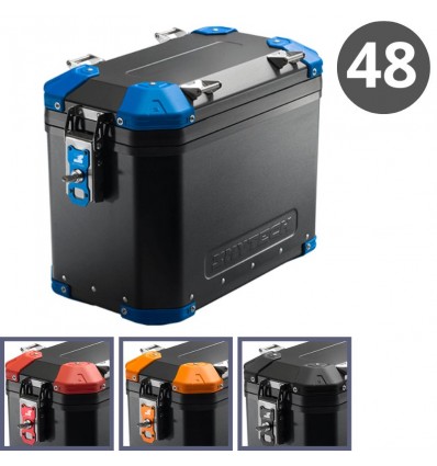 Valigia laterale MyTech Model-X da 48 litri nera