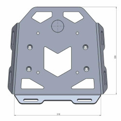 Portapacchi Hepco & Becker Mini Rack per Honda ADV 350 Portapacchi Hepco & Becker Mini Rack per Honda ADV 350