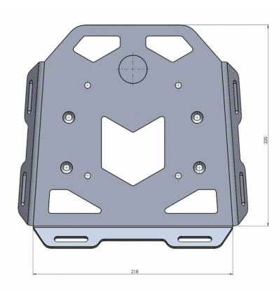 Portapacchi Hepco & Becker Mini Rack per Honda ADV 350 Portapacchi Hepco & Becker Mini Rack per Honda ADV 350