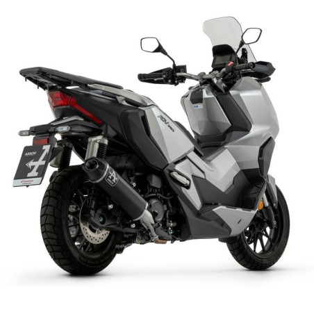 Terminale Arrow Indy Race Alu Dark Carbon End per Honda ADV 350 Terminale Arrow Indy Race Alu Dark Carbon End per Honda ADV 350