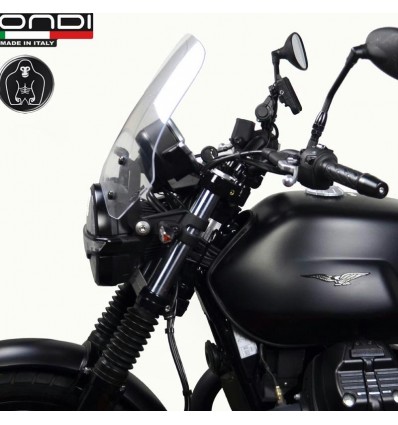 Cupolino Biondi Touring per Moto Guzzi V7 dal 2017 e V9 Roamer e Bobber Cupolino Biondi Touring per Moto Guzzi V7 dal 2017 e V9 Roamer e Bobber