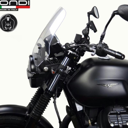 Cupolino Biondi Touring per Moto Guzzi V7 dal 2017 e V9 Roamer e Bobber Cupolino Biondi Touring per Moto Guzzi V7 dal 2017 e V9 Roamer e Bobber