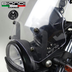 Cupolino Biondi Touring per Moto Guzzi V7 dal 2017 e V9 Roamer e Bobber Cupolino Biondi Touring per Moto Guzzi V7 dal 2017 e V9 Roamer e Bobber