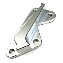 Staffa Lightech per disco freno maggiorato da 190 mm Honda Dio argento Staffa Lightech per disco freno maggiorato da 190 mm Honda Dio argento