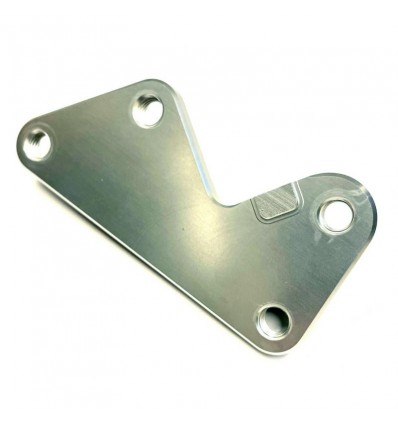 Staffa Lightech per disco freno maggiorato da 190 mm Honda Dio argento Staffa Lightech per disco freno maggiorato da 190 mm Honda Dio argento