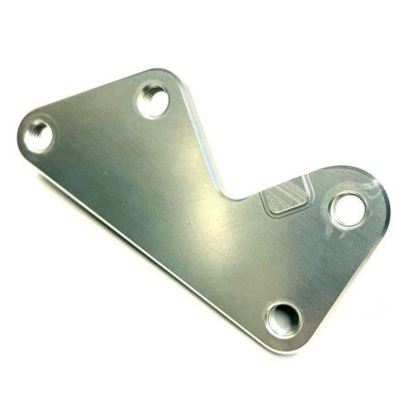 Staffa Lightech per disco freno maggiorato da 190 mm Honda Dio argento Staffa Lightech per disco freno maggiorato da 190 mm Honda Dio argento