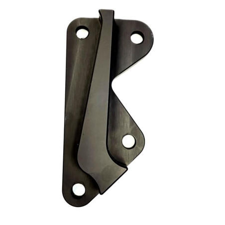 Staffa Lightech per disco freno maggiorato da 190 mm Honda Dio nera Staffa Lightech per disco freno maggiorato da 190 mm Honda Dio nera