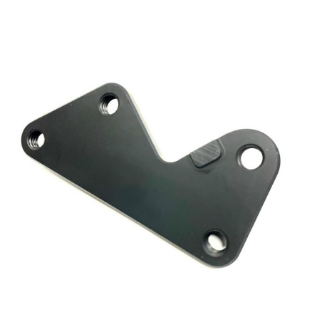 Staffa Lightech per disco freno maggiorato da 190 mm Honda Dio nera Staffa Lightech per disco freno maggiorato da 190 mm Honda Dio nera