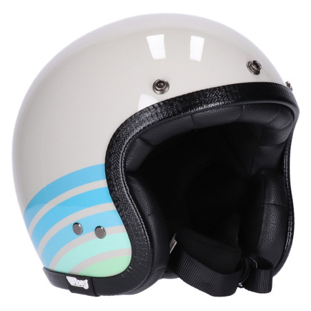 Casco Roeg Jettson Vintage grafica Wai bianco e azzurro Casco Roeg Jettson Vintage grafica Wai bianco e azzurro