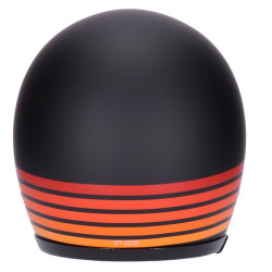Casco Roeg Jettson 2.0 Vintage grafica Highway nero opaco e arancio Casco Roeg Jettson 2.0 Vintage grafica Highway nero opaco e arancio