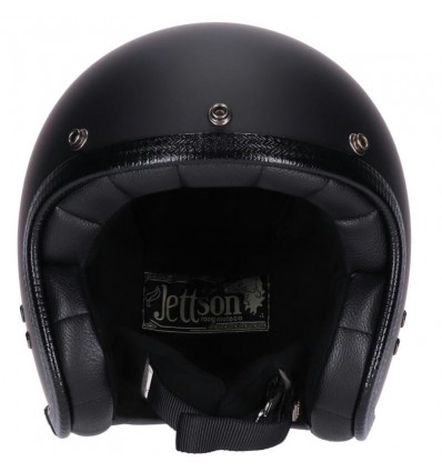 Casco Roeg Jettson 2.0 Vintage monocolore nero opaco Casco Roeg Jettson 2.0 Vintage monocolore nero opaco