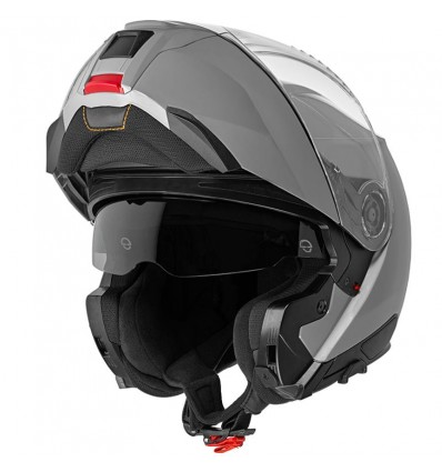 Casco apribile Schuberth C5 monocolore grigio lucido Casco apribile Schuberth C5 monocolore grigio lucido