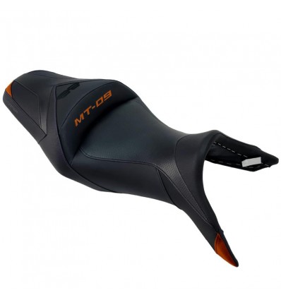 Sella Bagster Ready Luxe per Yamaha MT-09 nera e arancio Sella Bagster Ready Luxe per Yamaha MT-09 nera e arancio