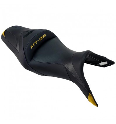 Sella Bagster Ready Luxe per Yamaha MT-09 nera e gialla oro