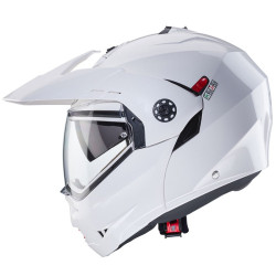 Casco Caberg Tourmax X apribile enduro doppia visiera bianco lucido Casco Caberg Tourmax X apribile enduro doppia visiera bianco lucido