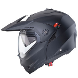 Casco Caberg Tourmax X apribile enduro doppia visiera nero opaco Casco Caberg Tourmax X apribile enduro doppia visiera nero opaco