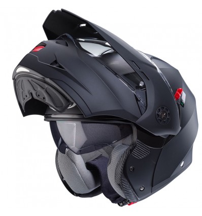 Casco Caberg Tourmax X apribile enduro doppia visiera nero opaco Casco Caberg Tourmax X apribile enduro doppia visiera nero opaco