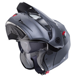Casco Caberg Tourmax X apribile enduro doppia visiera antracite opaco Casco Caberg Tourmax X apribile enduro doppia visiera antracite opaco