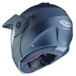 Casco Caberg Tourmax X apribile enduro doppia visiera antracite opaco Casco Caberg Tourmax X apribile enduro doppia visiera antracite opaco