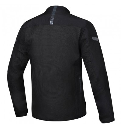 Giacca da moto Ixon Fresh Slim in rete leggera nera Giacca da moto Ixon Fresh Slim in rete leggera nera