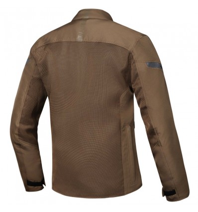 Giacca da moto Ixon Fresh Slim in rete leggera marrone Giacca da moto Ixon Fresh Slim in rete leggera marrone