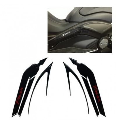 Kit adesivi boomerang Yamaha T-Max 530cc 2012 nero logo