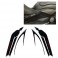 Kit adesivi boomerang Yamaha T-Max 530cc 2012 nero logo
