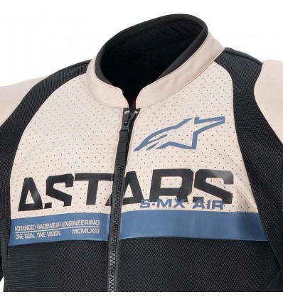 Giacca da moto Alpinestars SMX Air nero e beige Giacca da moto Alpinestars SMX Air nero e beige