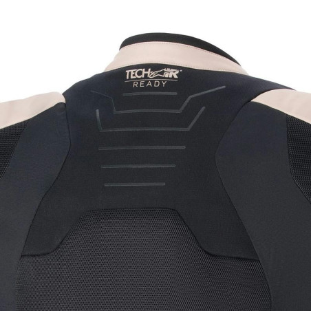 Giacca da moto Alpinestars SMX Air nero e beige Giacca da moto Alpinestars SMX Air nero e beige
