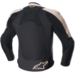 Giacca da moto Alpinestars SMX Air nero e beige Giacca da moto Alpinestars SMX Air nero e beige