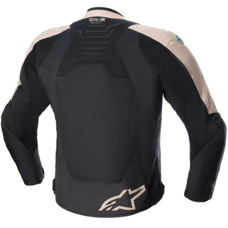 Giacca da moto Alpinestars SMX Air nero e beige Giacca da moto Alpinestars SMX Air nero e beige