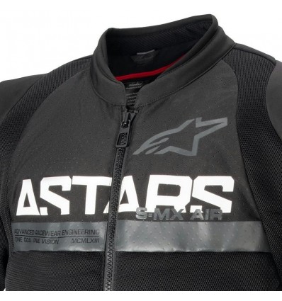 Giacca da moto Alpinestars SMX Air nero Giacca da moto Alpinestars SMX Air nero