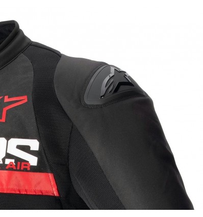Giacca da moto Alpinestars SMX Air nero e rosso Giacca da moto Alpinestars SMX Air nero e rosso