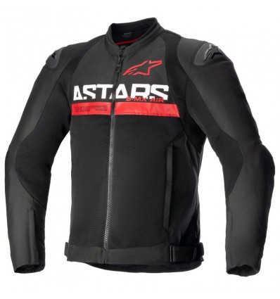 Giacca da moto Alpinestars SMX Air nero e rosso