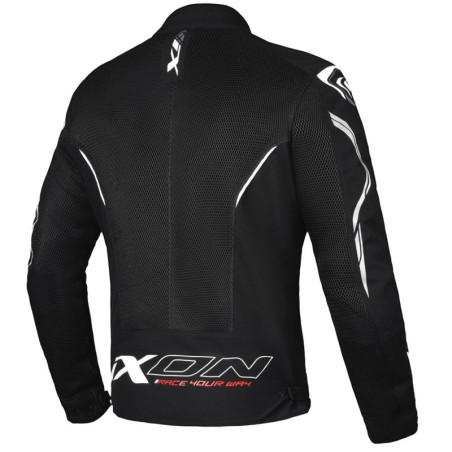 Giacca da moto Ixon Flicker nero e bianco Giacca da moto Ixon Flicker nero e bianco
