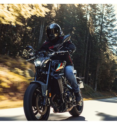 Giacca da moto Ixon Flicker nero e bianco Giacca da moto Ixon Flicker nero e bianco