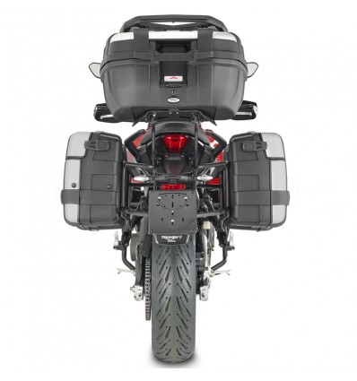 Portavaligie laterale Givi PL ONE-FIT Monokey su Triumph Tiger Sport 660 Portavaligie laterale Givi PL ONE-FIT Monokey su Triumph Tiger Sport 660