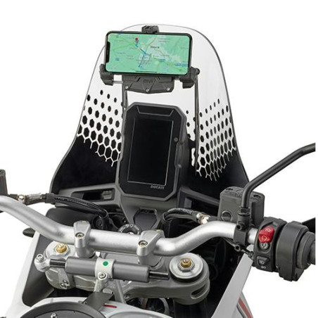 Traversino Givi per cruscotto su Ducati Desert X Traversino Givi per cruscotto su Ducati Desert X