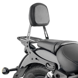 Schienalino con portapacchi Givi specifico per Royal Enfield Super Meteor 650 Schienalino con portapacchi Givi specifico per Royal Enfield Super Meteor 650