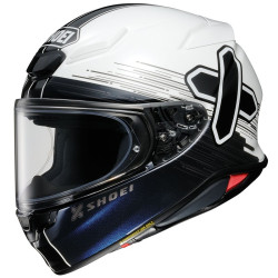 Casco Shoei NXR 2 Ideograph TC-6 bianco, nero e blu Casco Shoei NXR 2 Ideograph TC-6 bianco, nero e blu