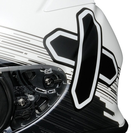 Casco Shoei NXR 2 Ideograph TC-6 bianco, nero e blu Casco Shoei NXR 2 Ideograph TC-6 bianco, nero e blu