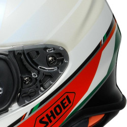 Casco Shoei NXR 2 Nocturne TC-4 bianco con tricolore Casco Shoei NXR 2 Nocturne TC-4 bianco con tricolore